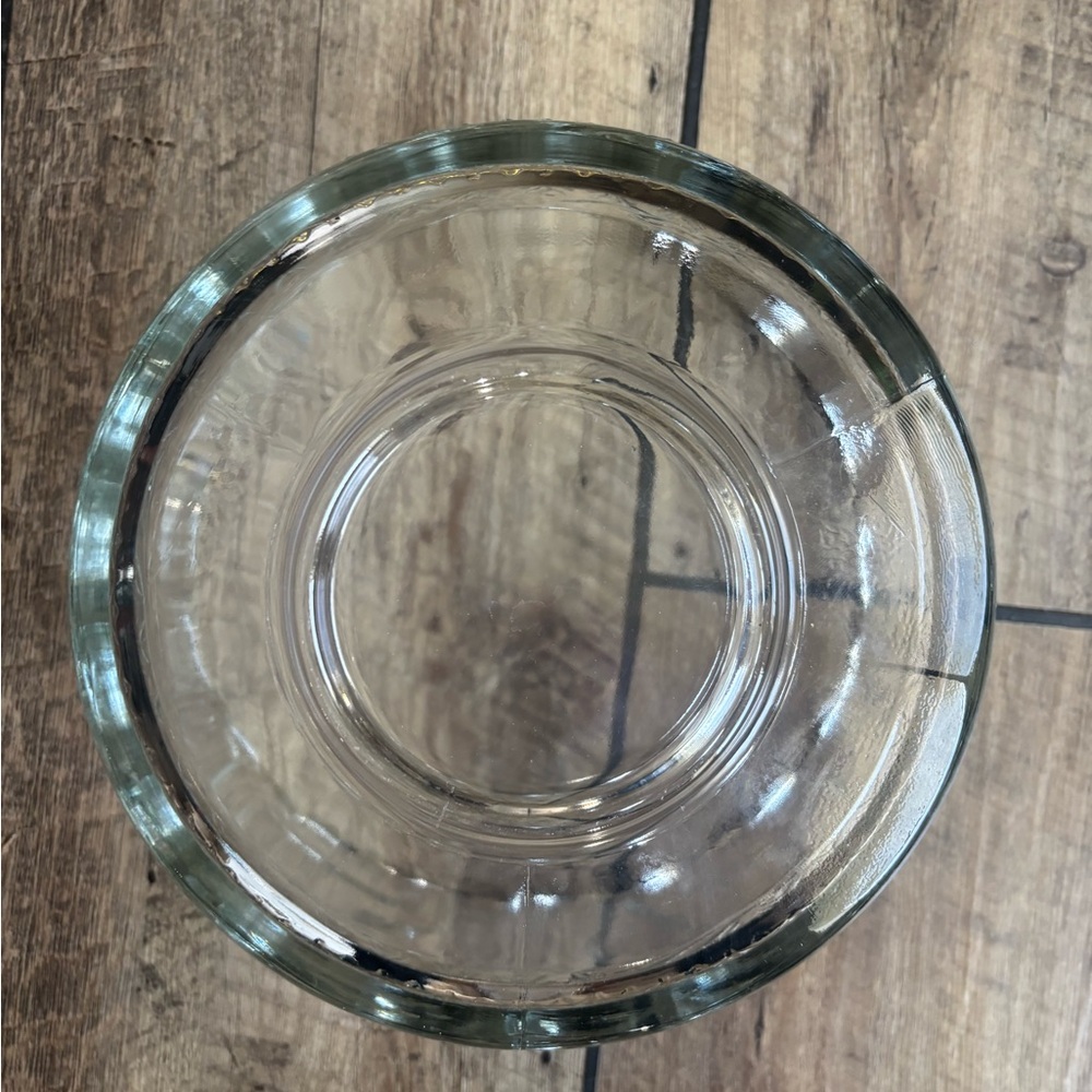 Vintage Colony Crafts Crystal Garden Crystal Salad Bowl  9 in x 8.25" 5.3 lbs - Picture 5 of 7